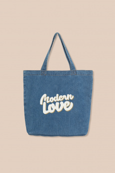 Tote Bag Denim MODERN LOVE
