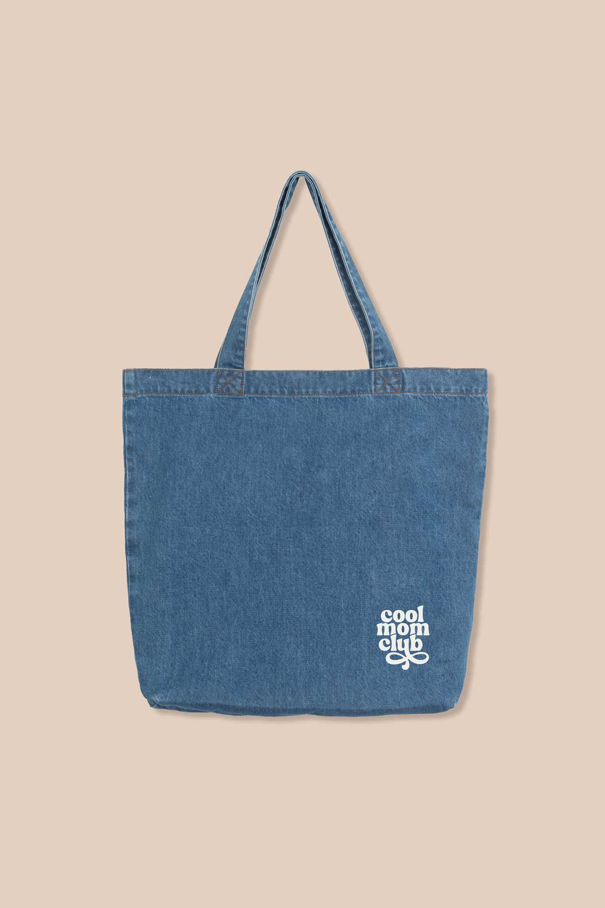 Tote Bag Denim COOL MOM CLUB Tote Bag Denim COOL MOM CLUB