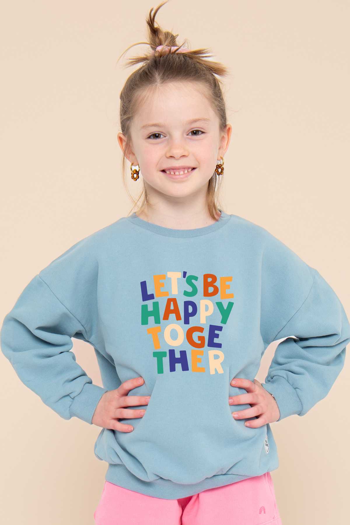 Sweat Max Warmy LET'S BE HAPPY (DTF)