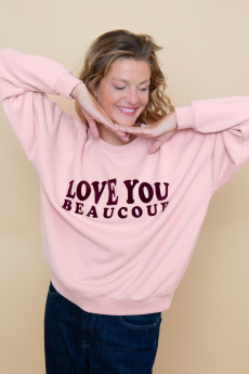 Sweat Rosie LOVE YOU BEAUCOUP