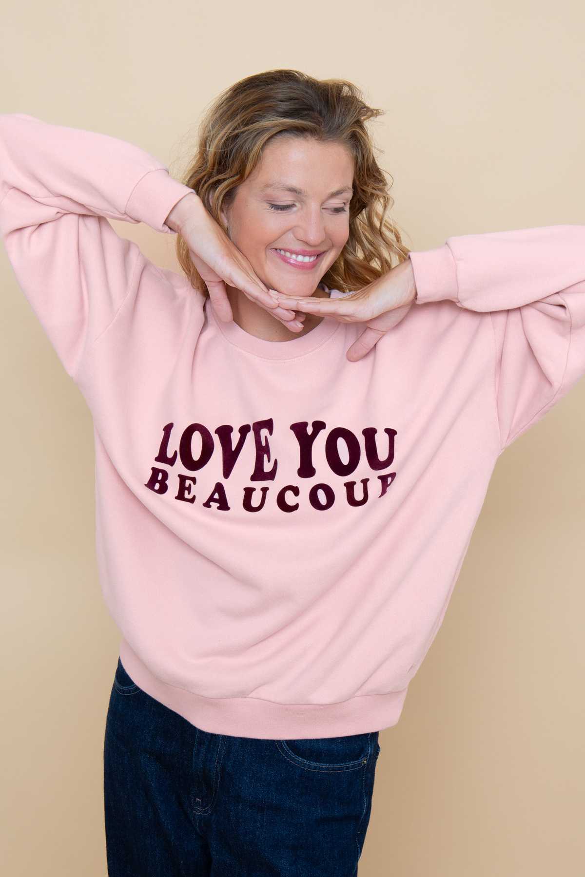 Sweat Rosie LOVE YOU BEAUCOUP