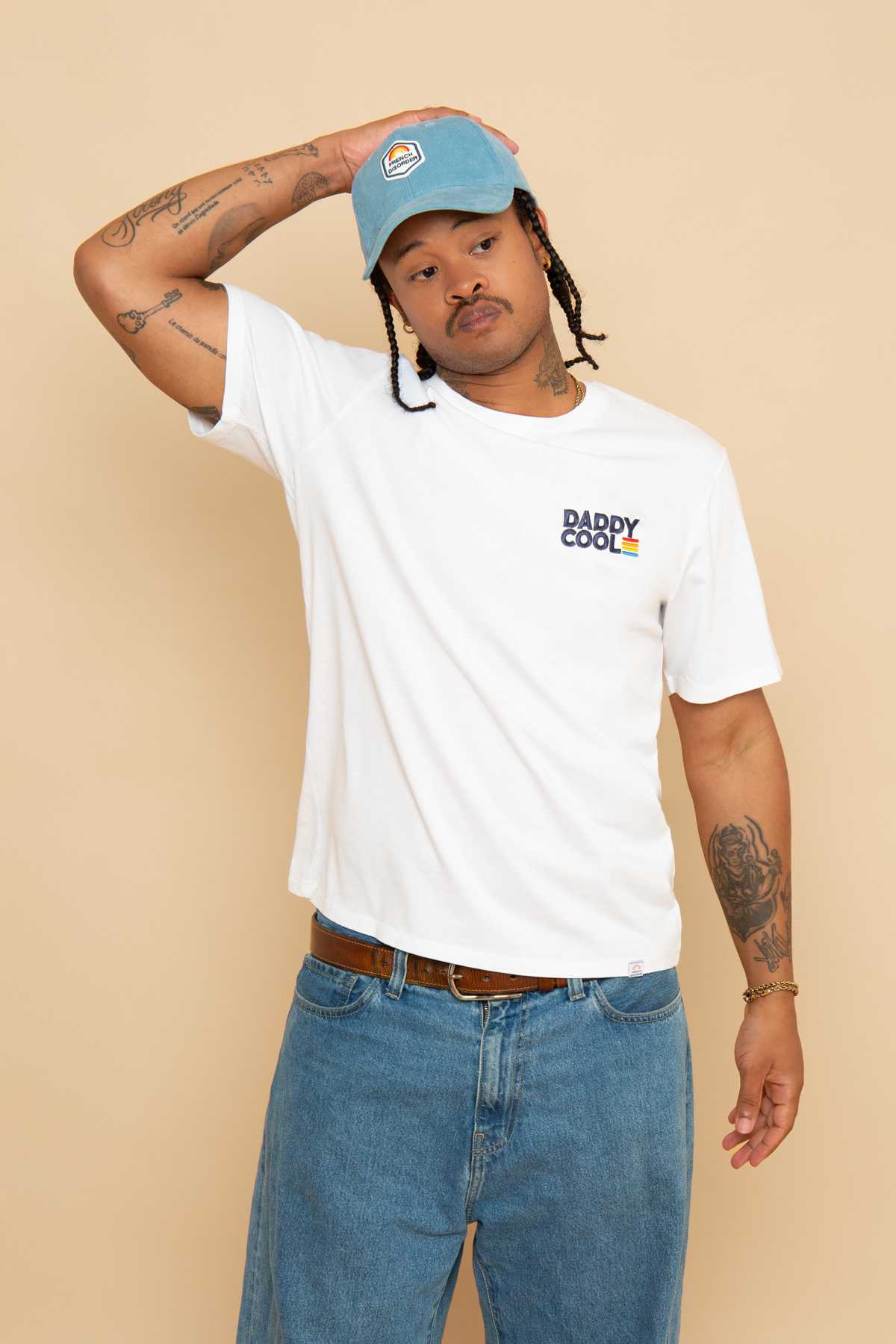 Tshirt Alex DADDY COOL Coeur Broderie