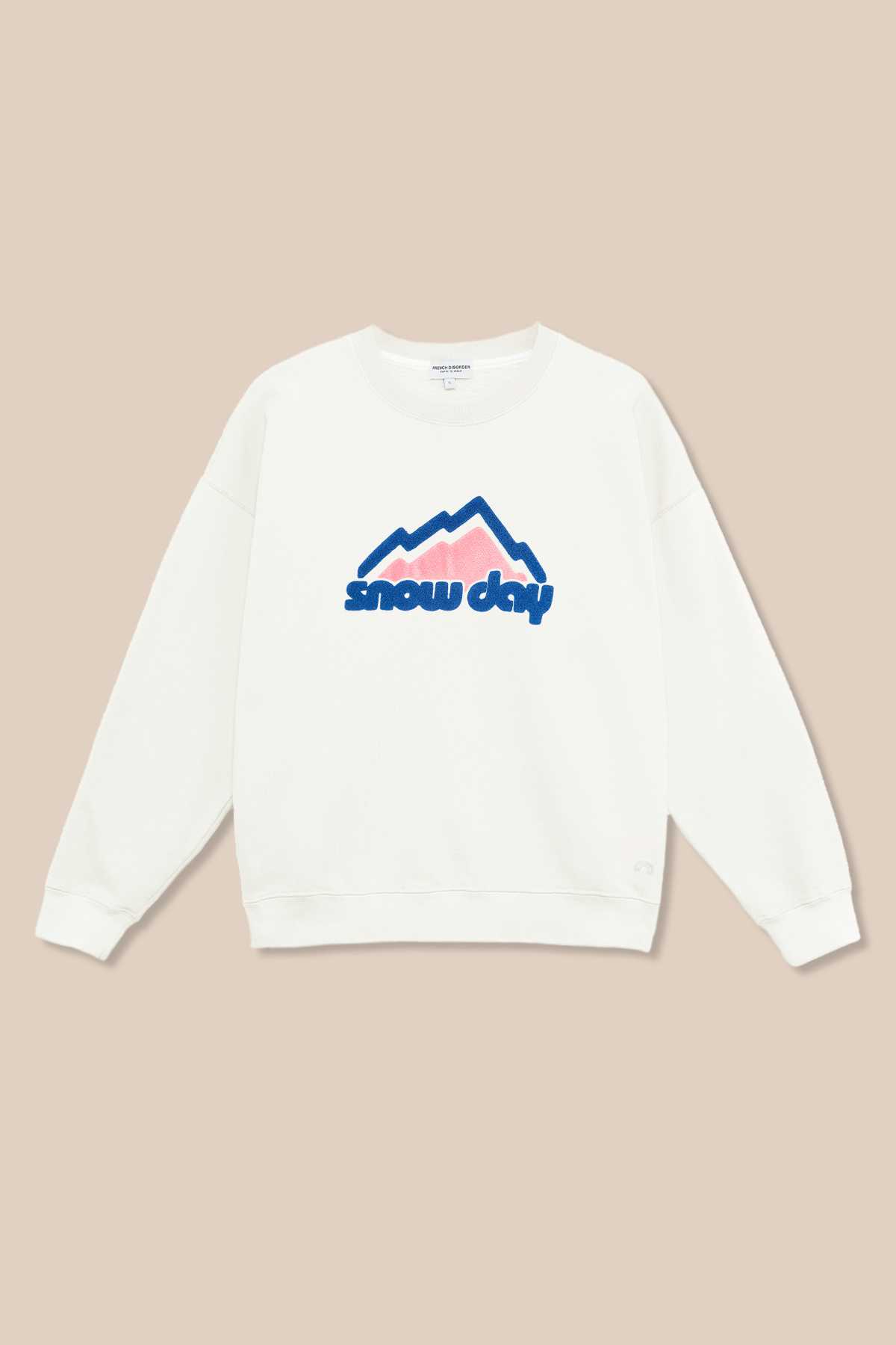 SNOW DAY Embroidery Sweatshirt Rosie
