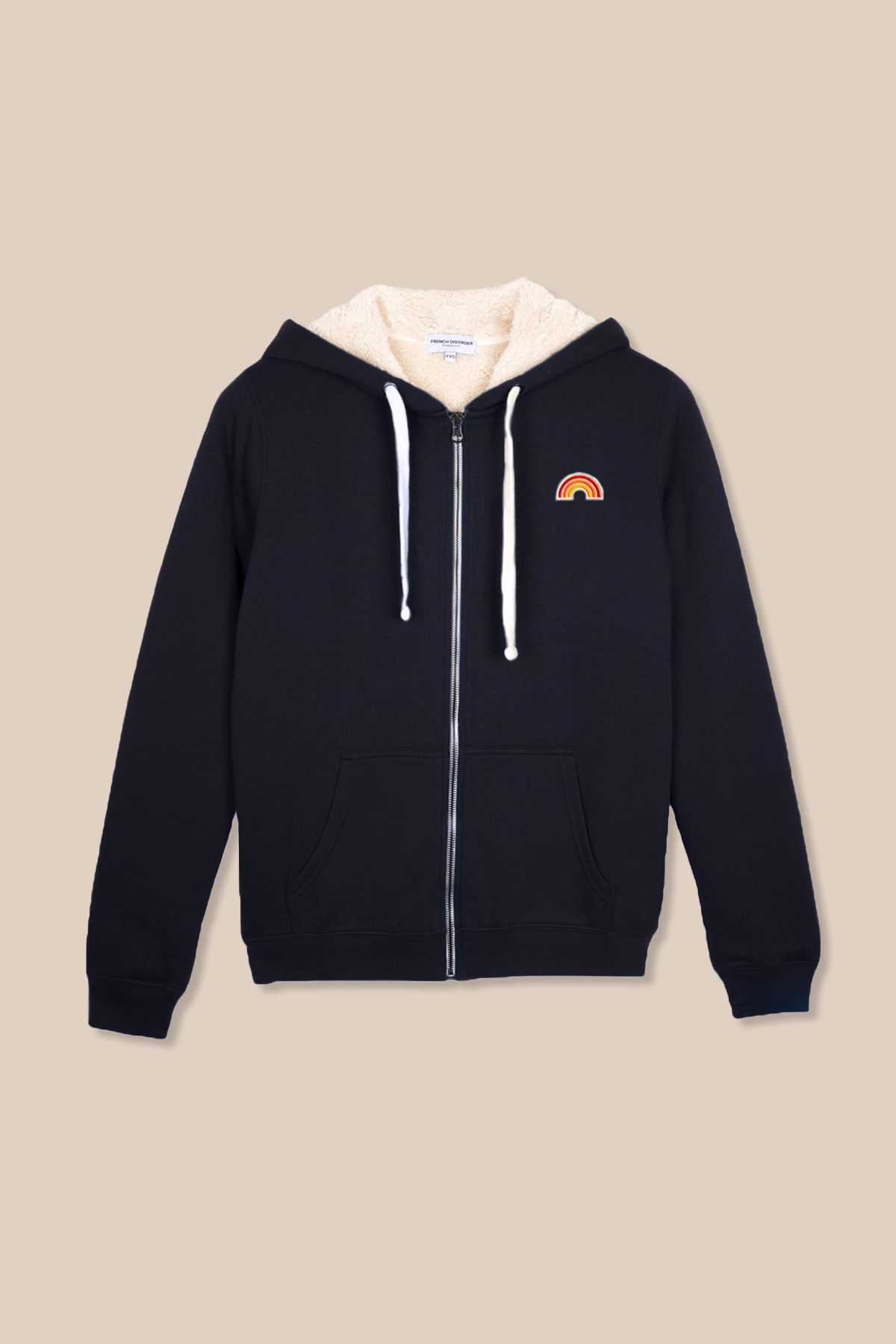 Hoodie Sherpa Mini Robin RAINBOW