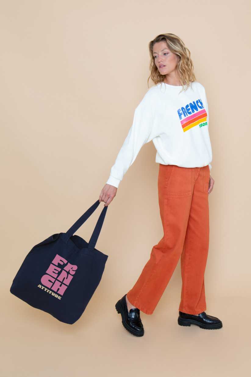 Tote Bag Canvas FRENCH ATTITUDE