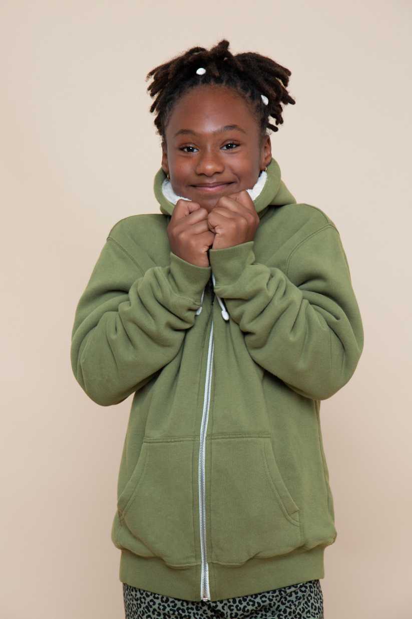 Hoodie Sherpa Mini Robin RAINBOW