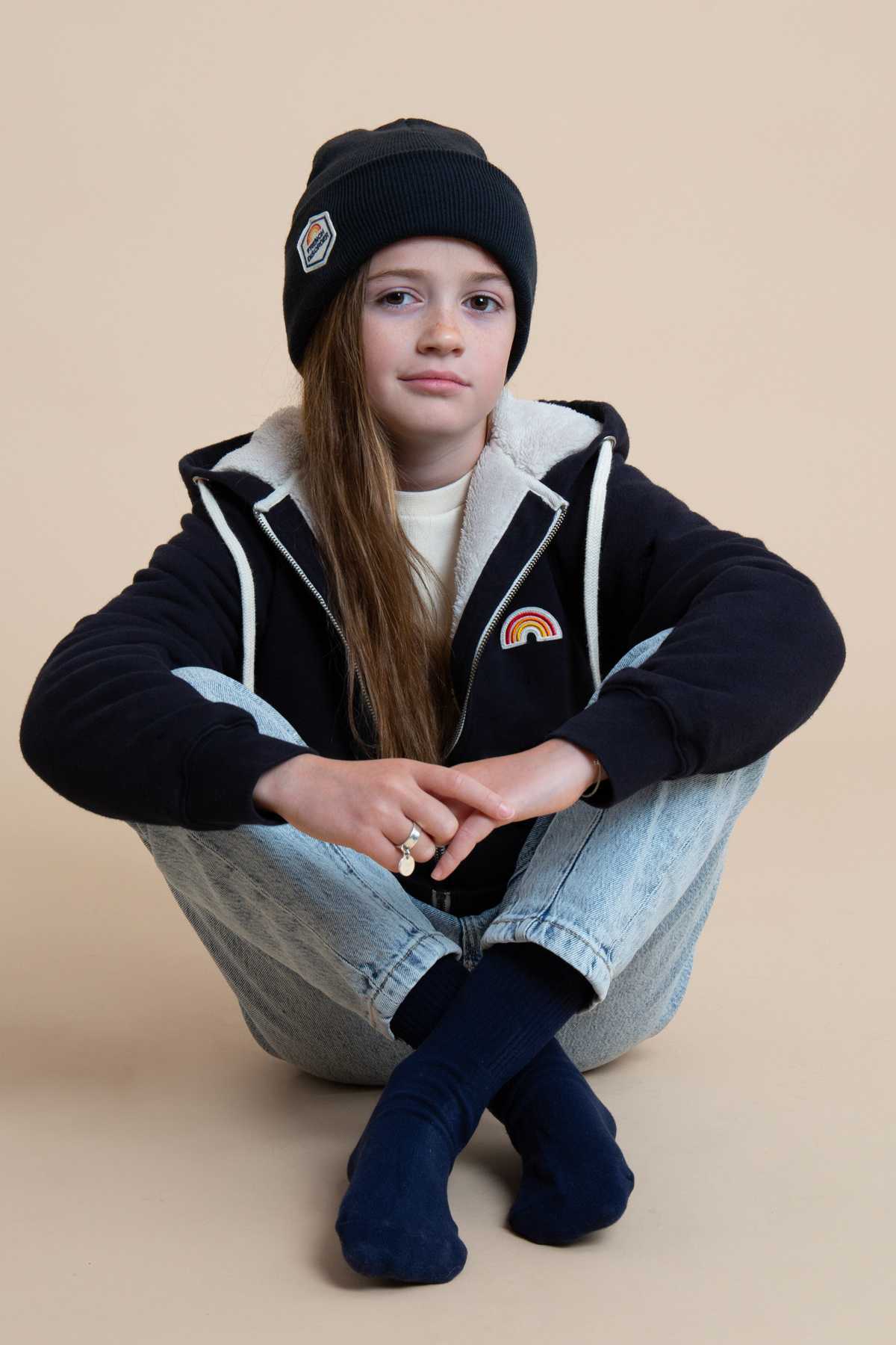 Hoodie Sherpa Mini Robin RAINBOW