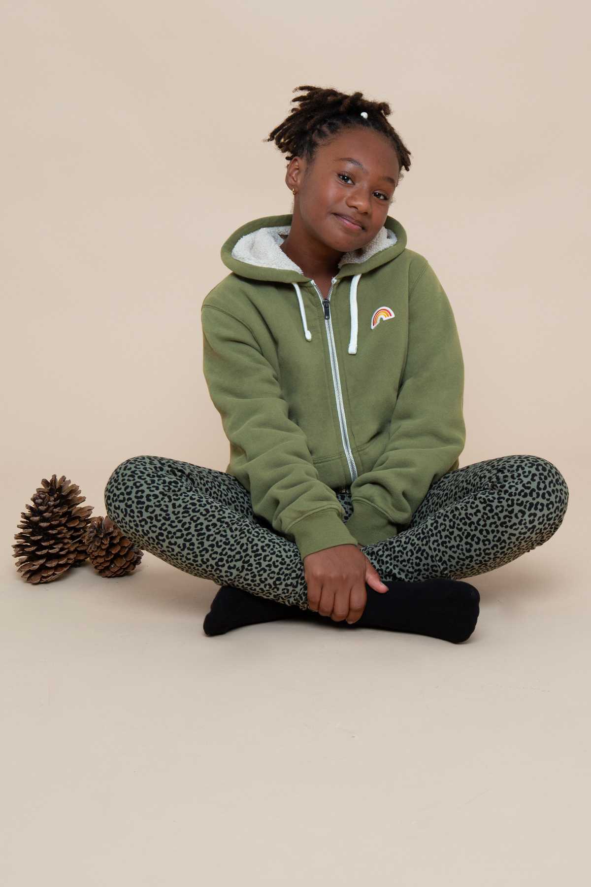 Hoodie Sherpa Mini Robin RAINBOW