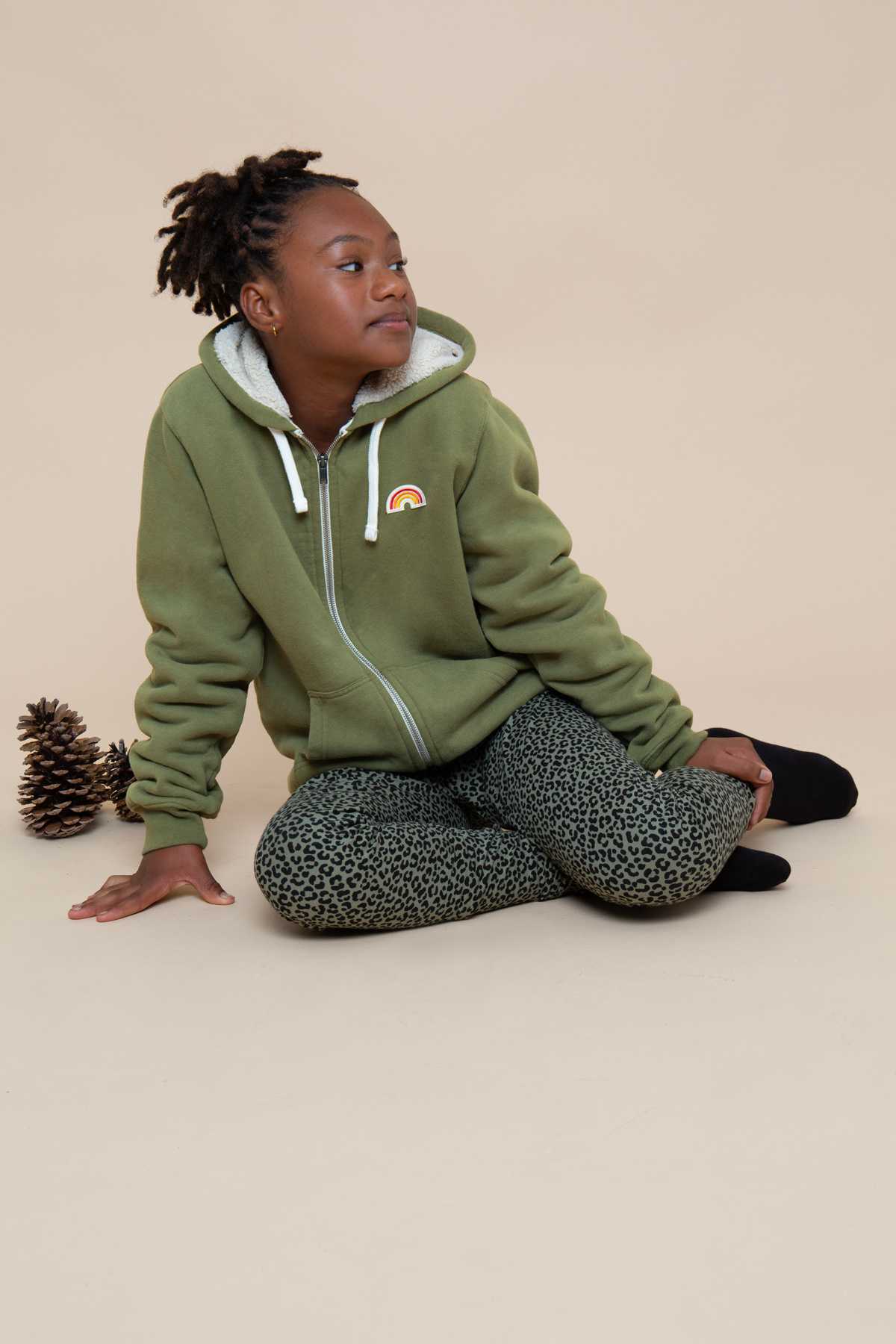 Hoodie Sherpa Mini Robin RAINBOW