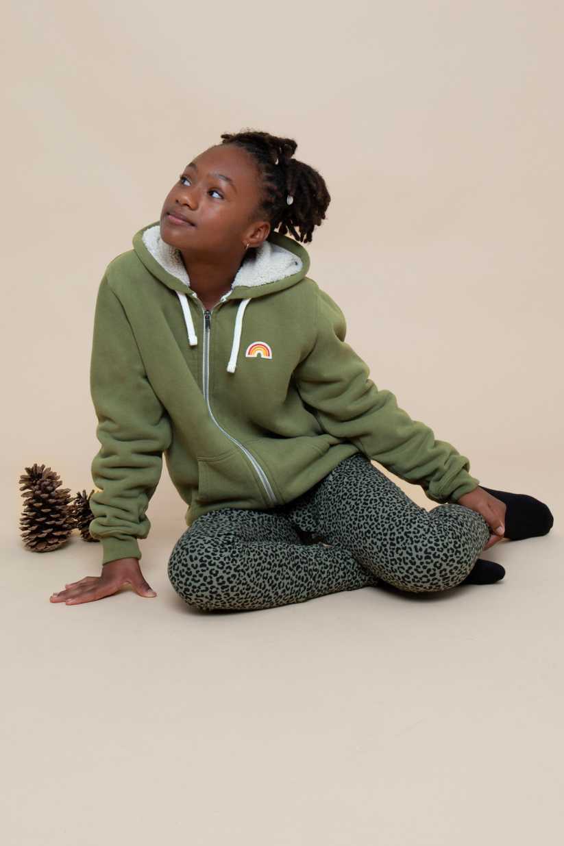  Hoodie Sherpa Mini Robin...