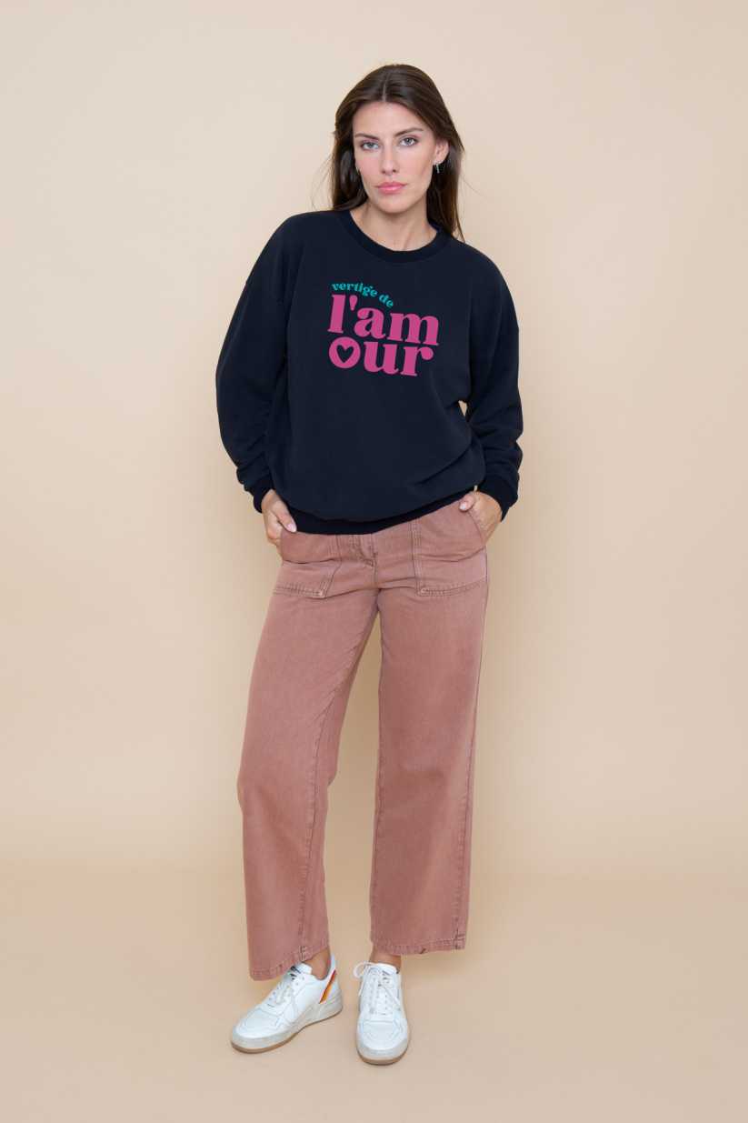 Sweat Rosie VERTIGE DE L'AMOUR
