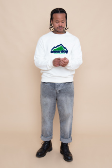 Sweat Clyde SNOW DAY Broderie