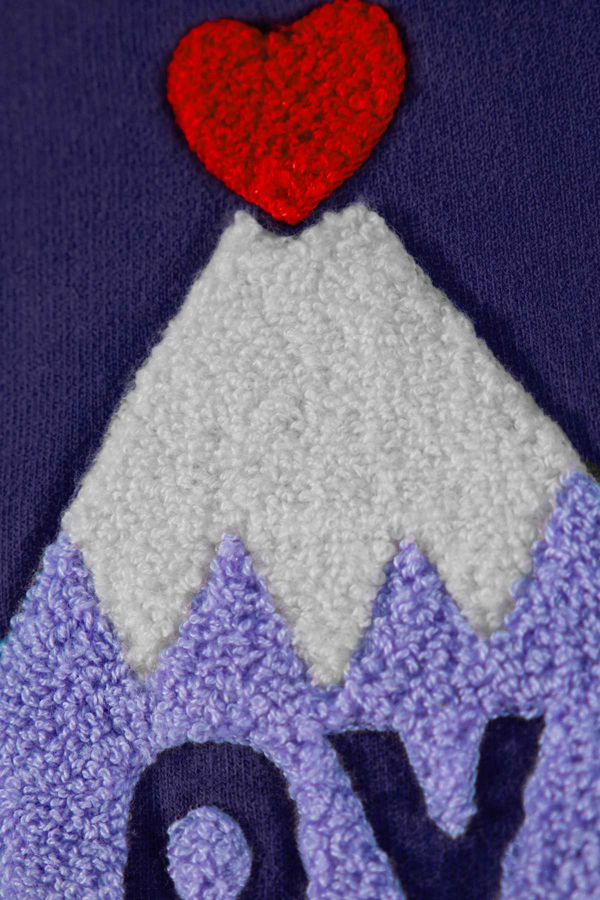 Sweat Nora Warmy Broderie LOVE ON TOP