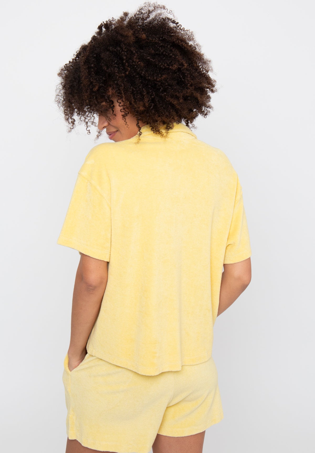 Chemise LENA Éponge Retro Yellow – photo 4
