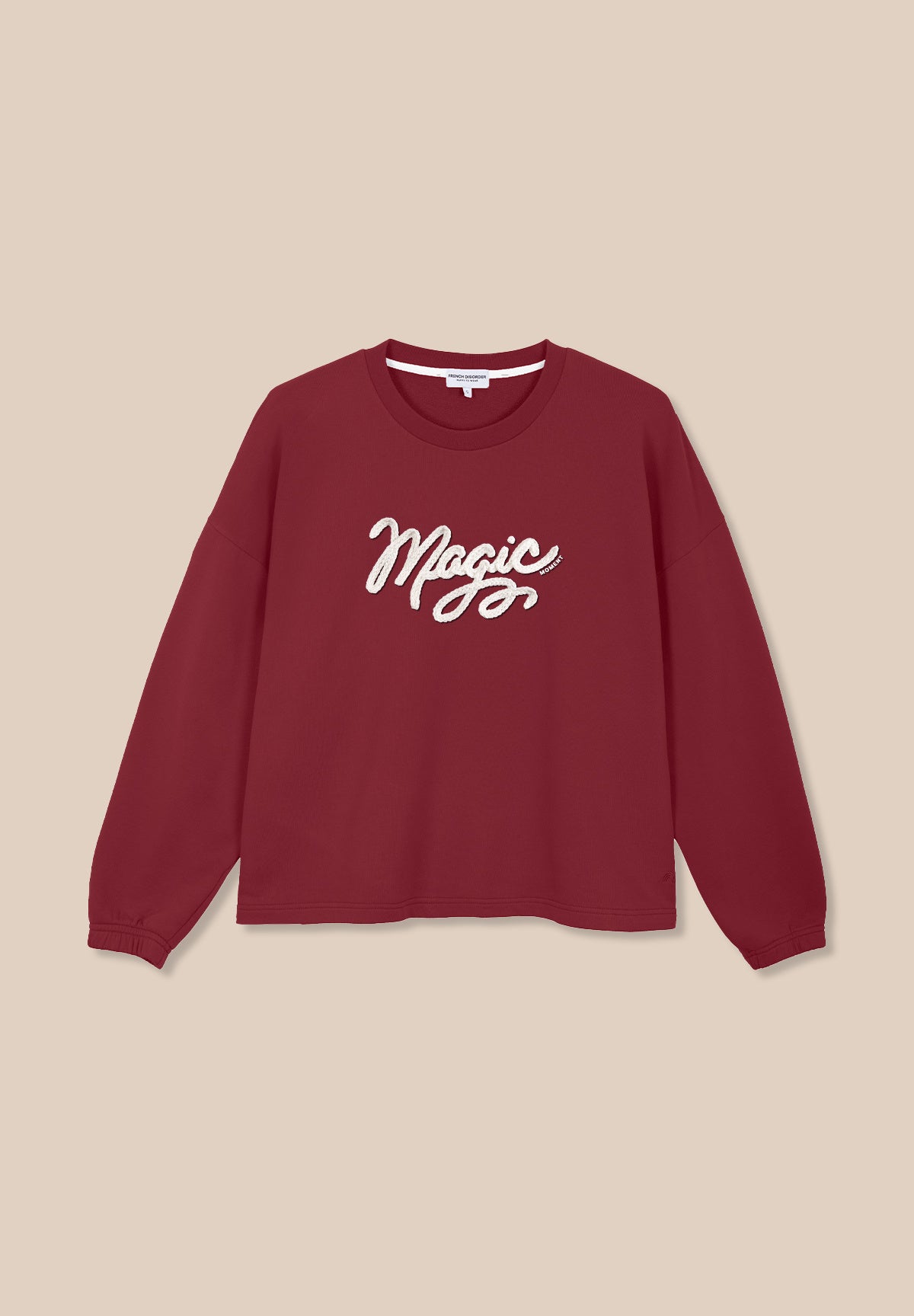 Sweatricotin Nora MAGIC Burgundy – photo 3