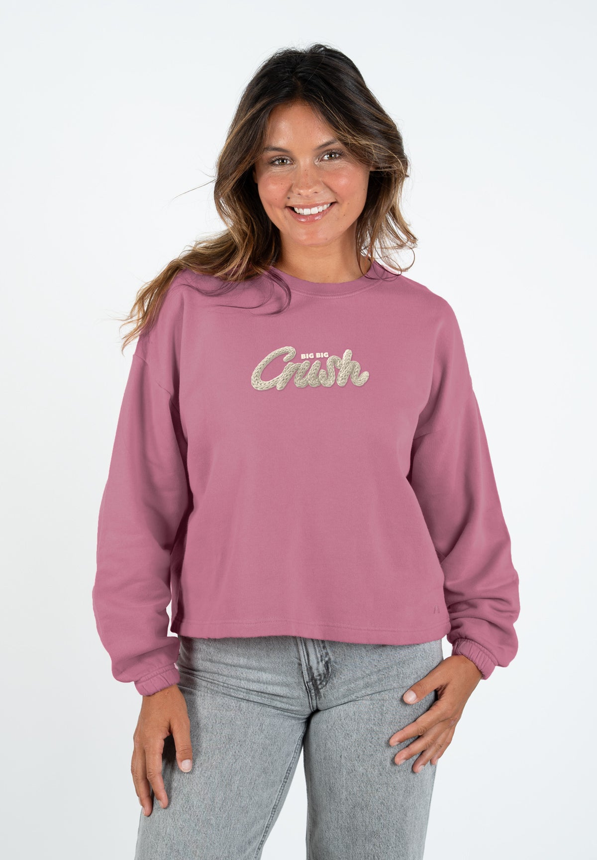 Sweatricotin Nora BIG BIG CRUSH Raspberry