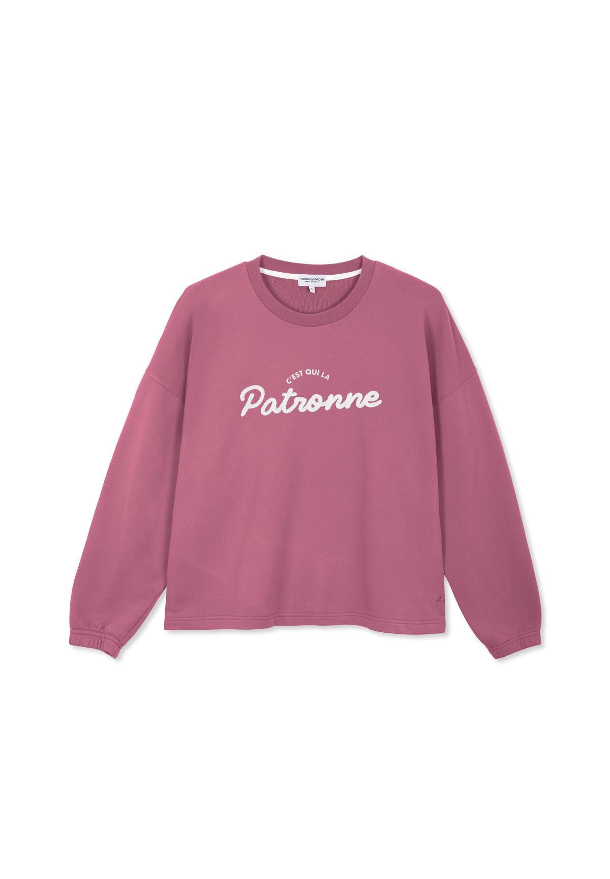 Sweatricotin Nora PATRONNE Raspberry