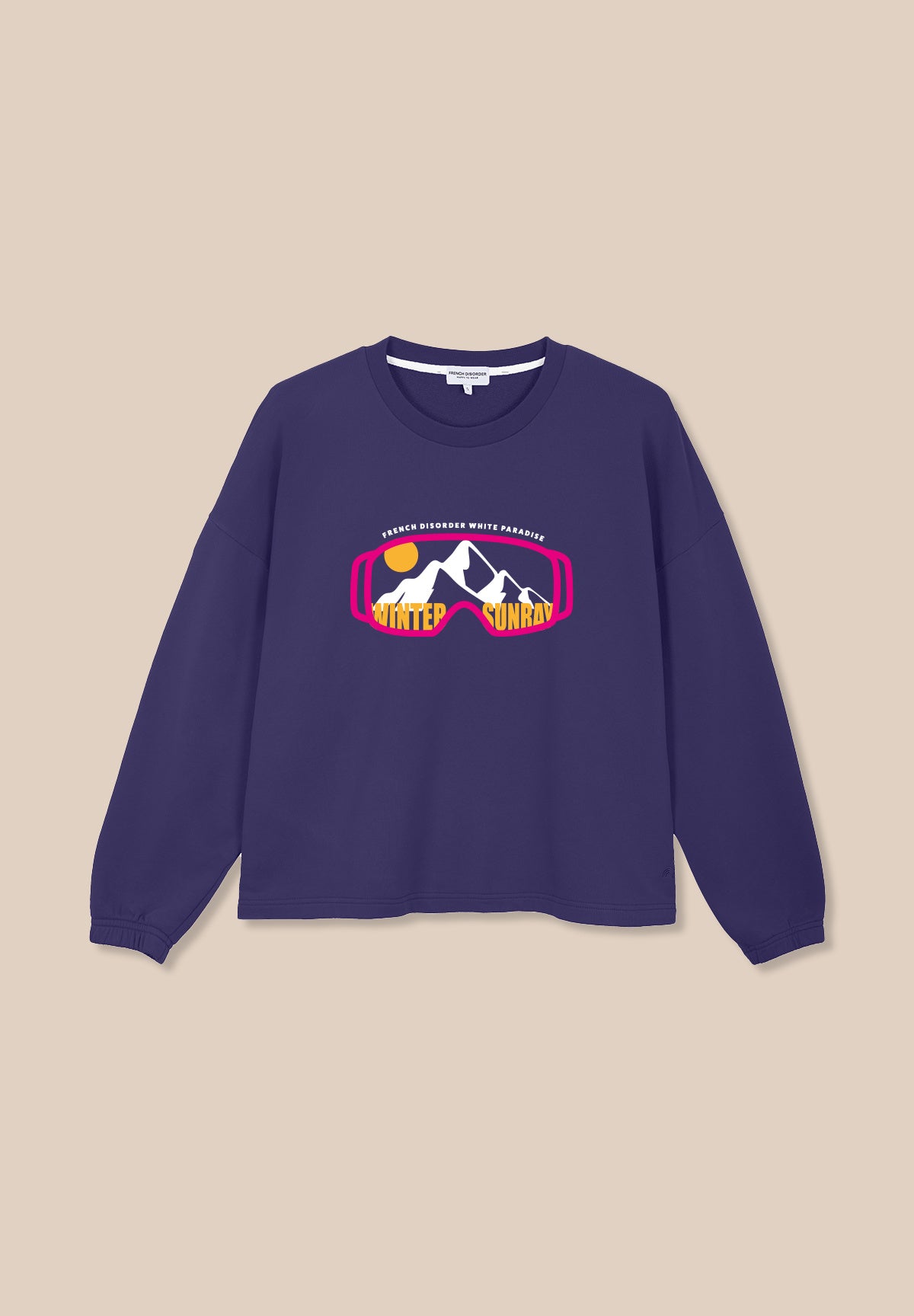 Sweatricotin Nora Warmy SKI MASK Blue Violet – photo 4