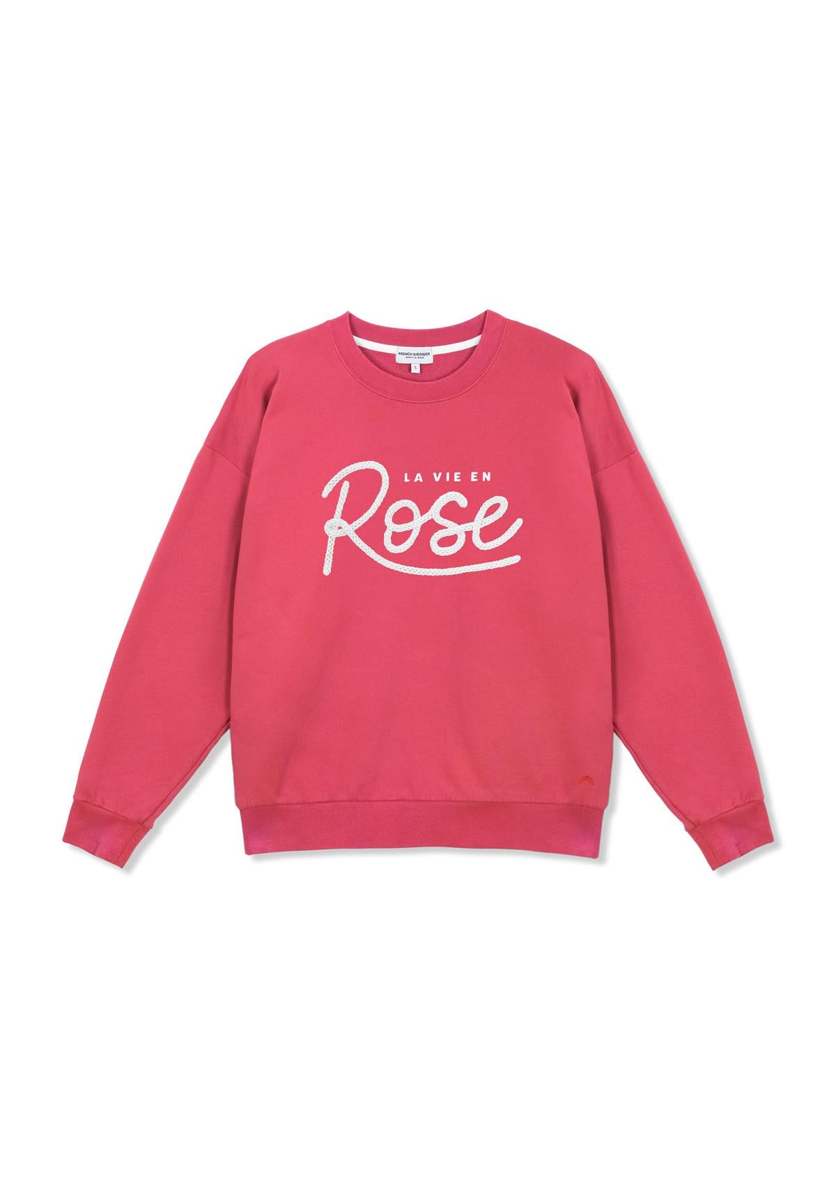 Sweatricotin Rosa LA VIE EN ROSE Berries