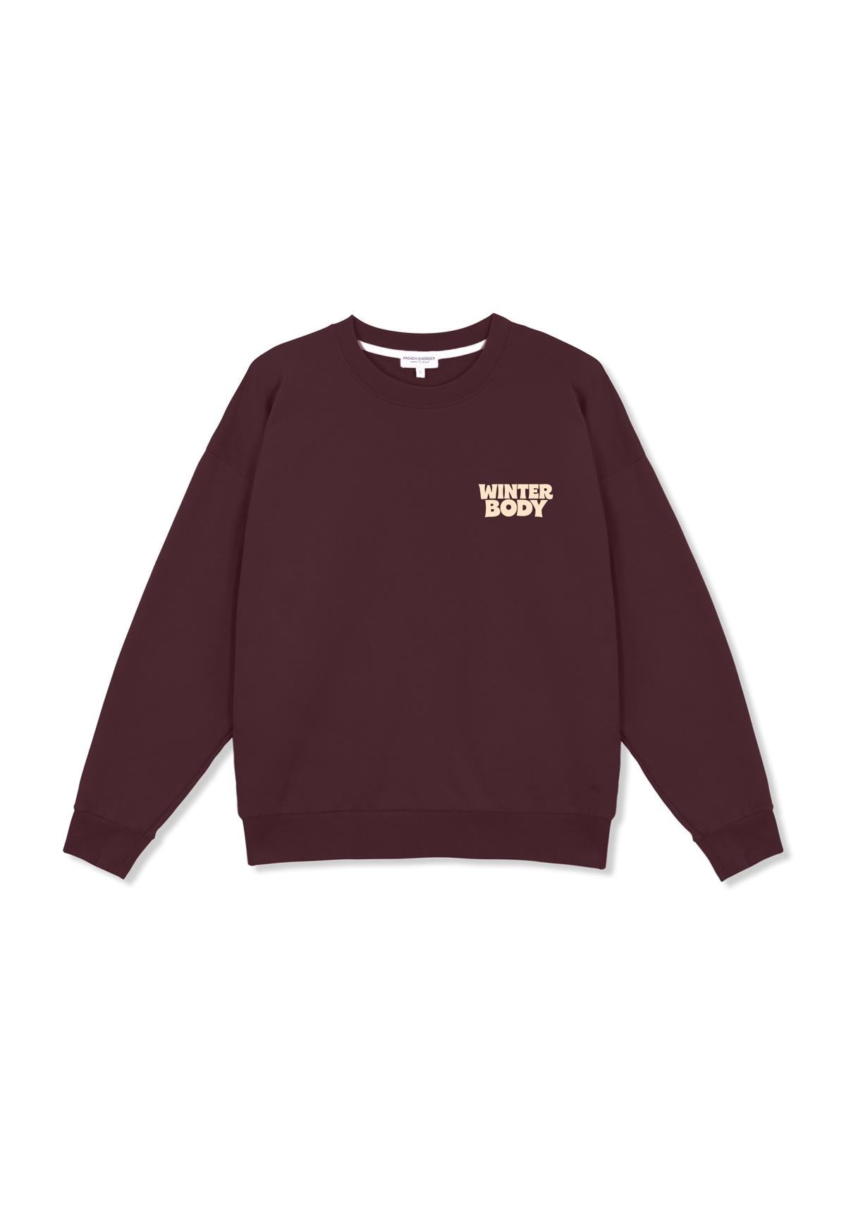 Sweat Rosa WINTER BODY Burgundy