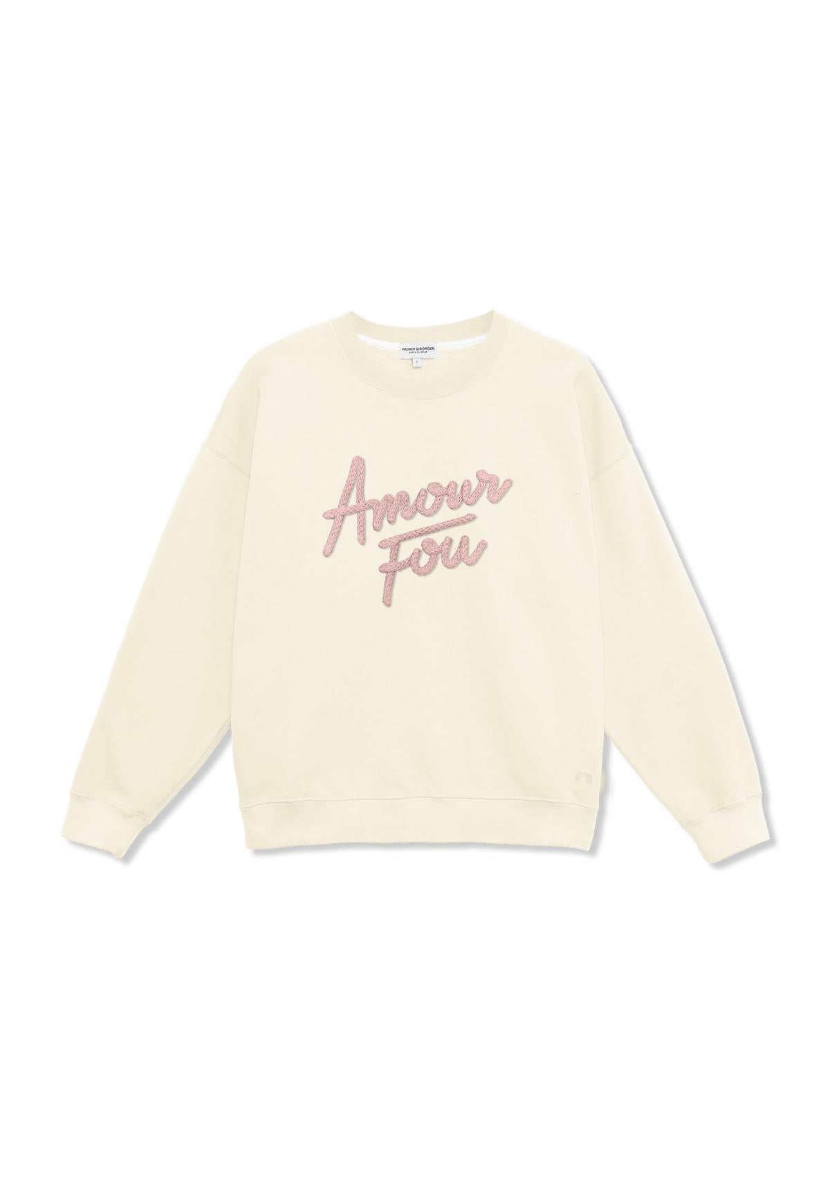 Sweatricotin Rosa AMOUR FOU Coconut