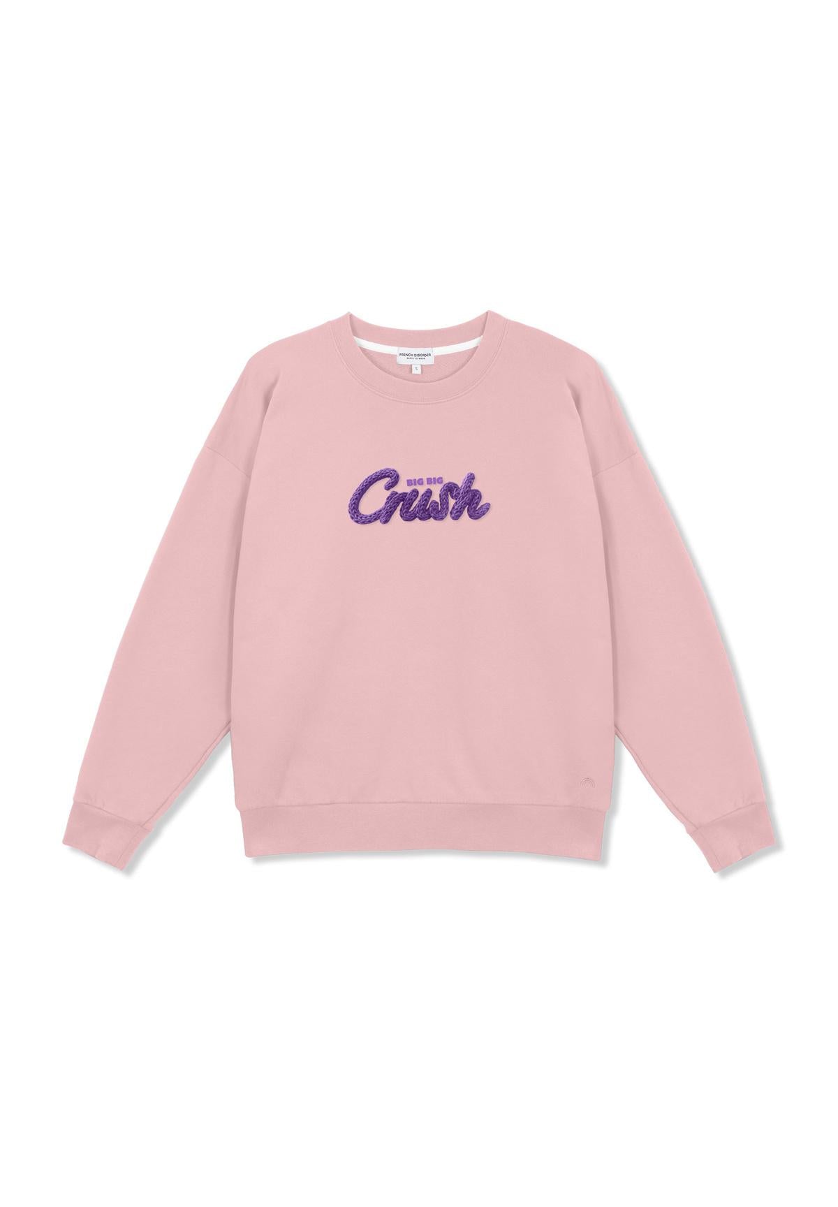 Sweatricotin Rosa BIG BIG CRUSH Light Pink