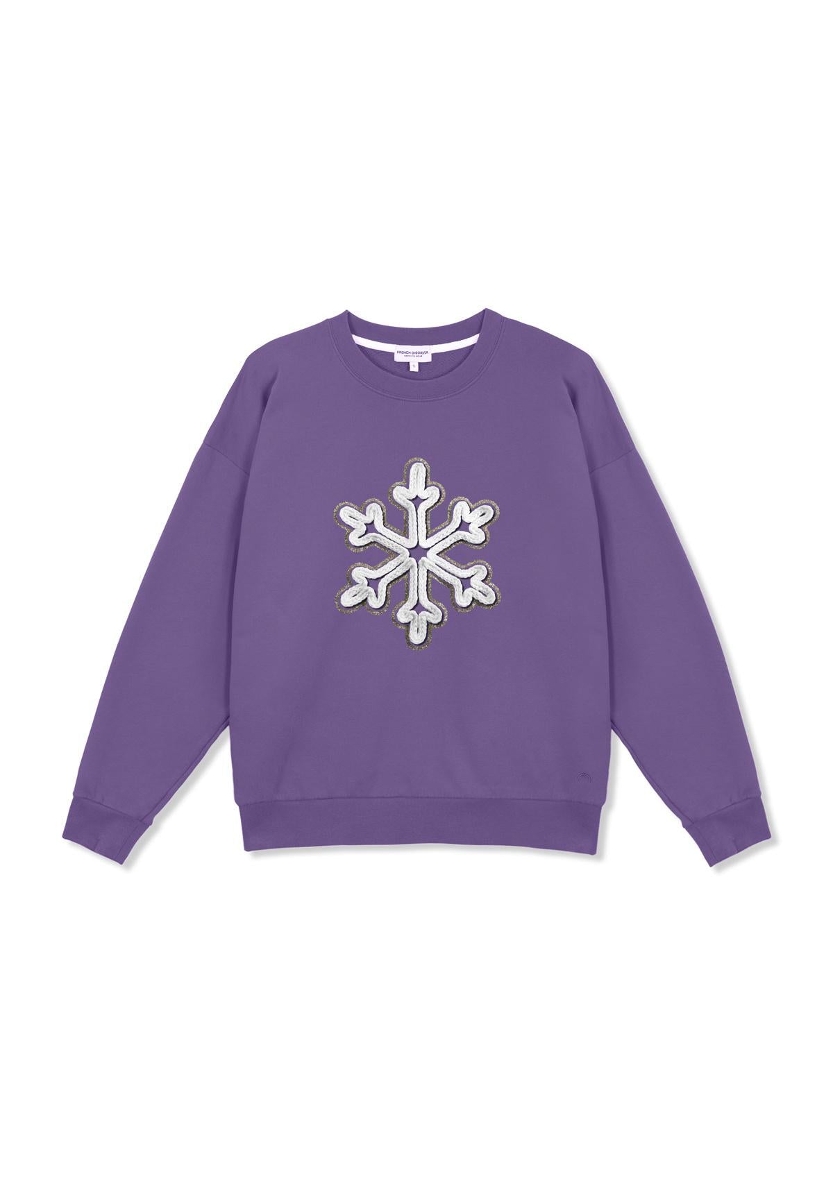 Sweatricotin Rosa FLOCON Purple