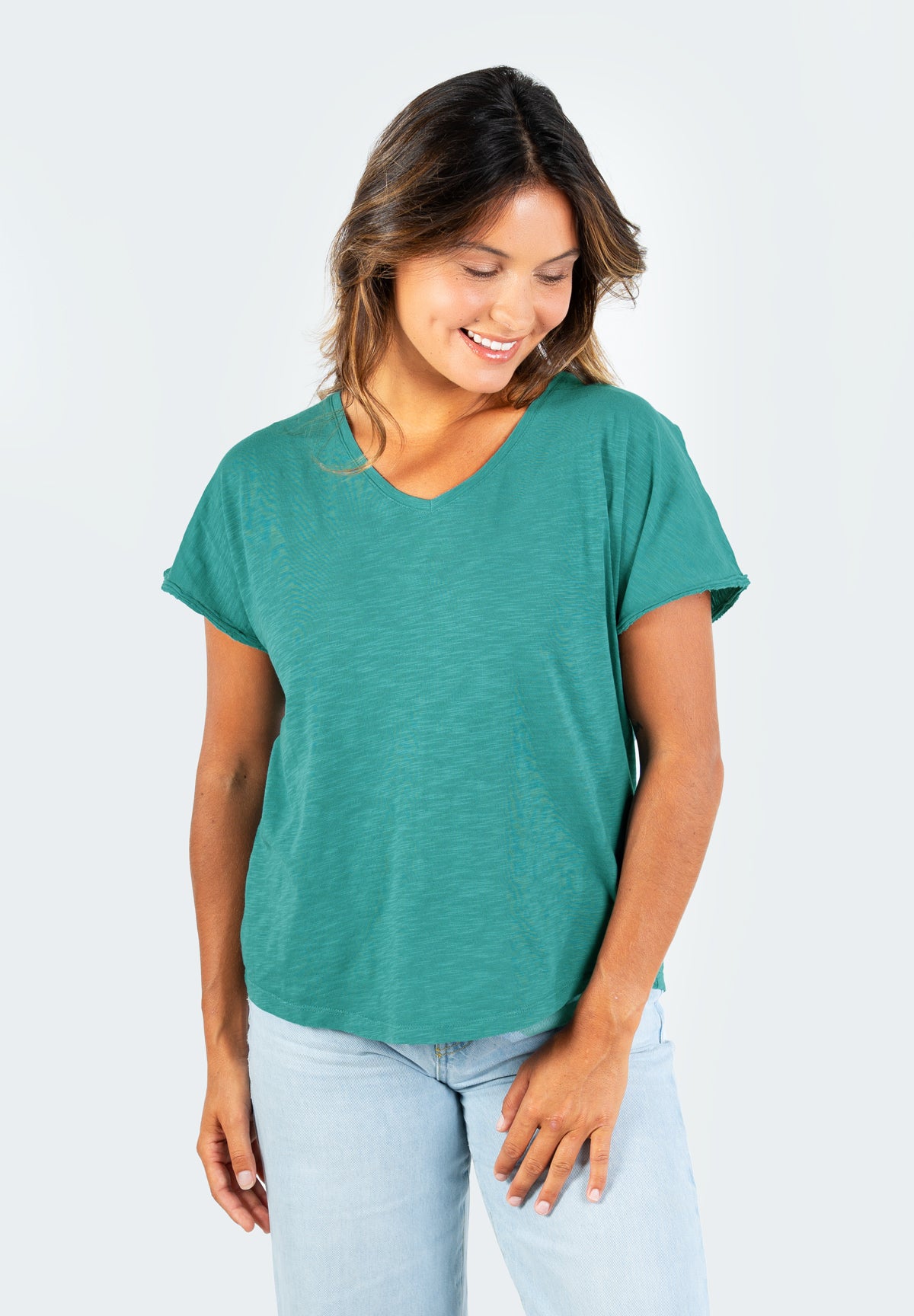 CLÉA Slub T-shirt North Sea
