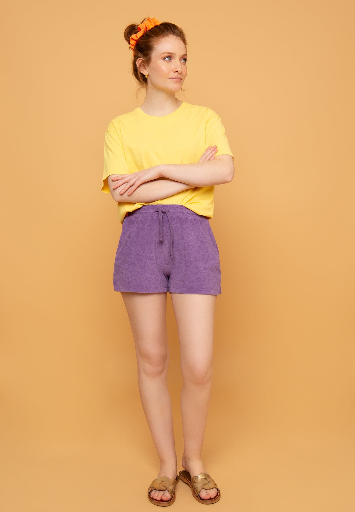 Short ELSA Éponge Purple – photo 1