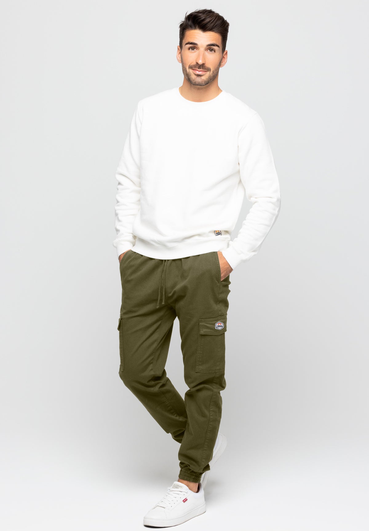 Pantalon Cargo LEO Khaki – photo 1