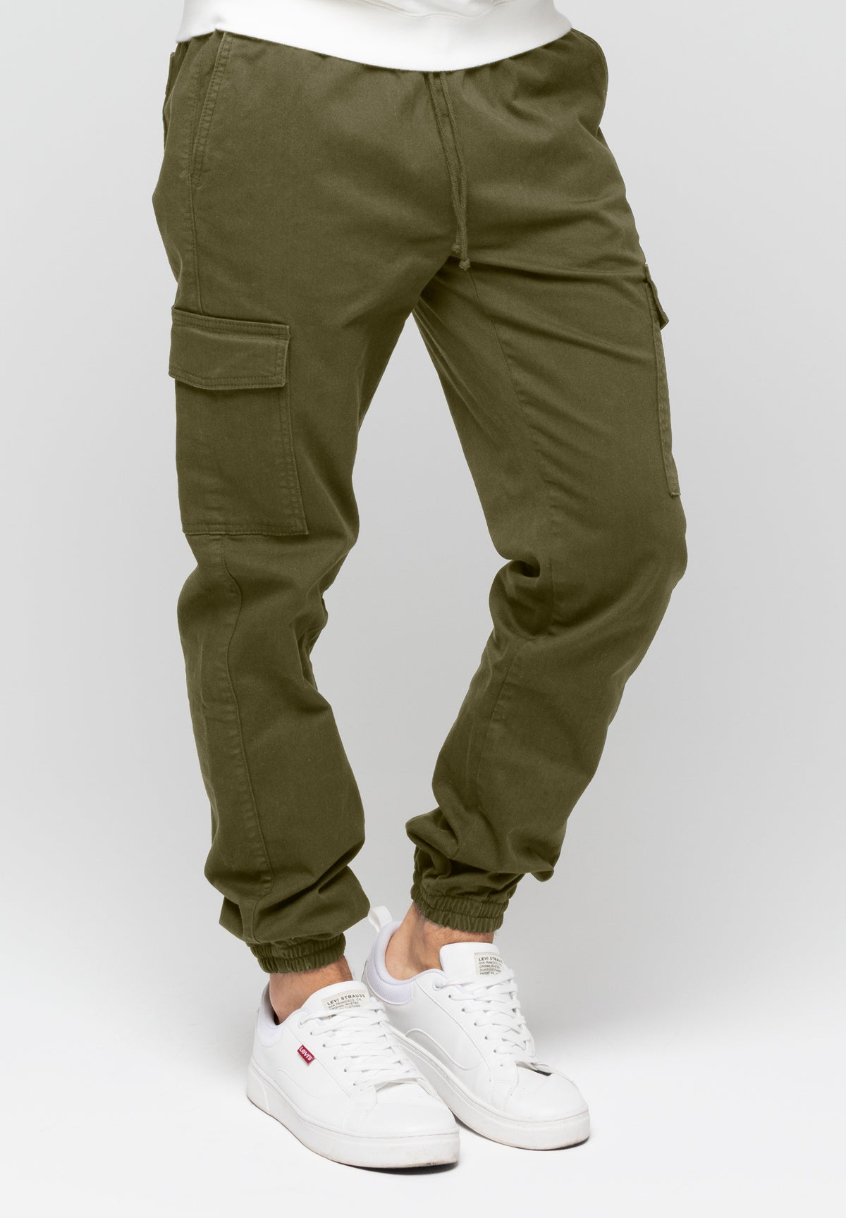Pantalon Cargo LEO Khaki – photo 2