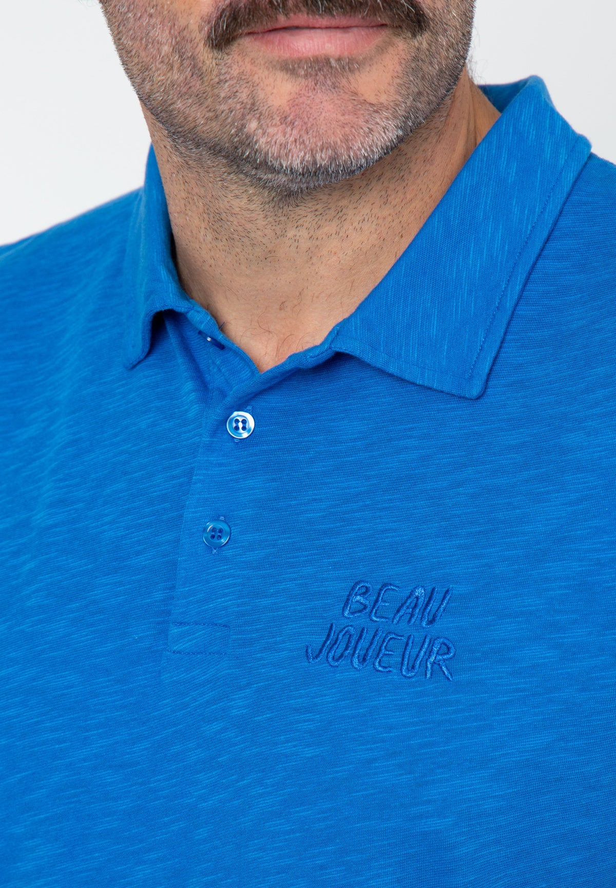 Polo Dustin BEAU JOUEUR Imperial Blue – photo 2
