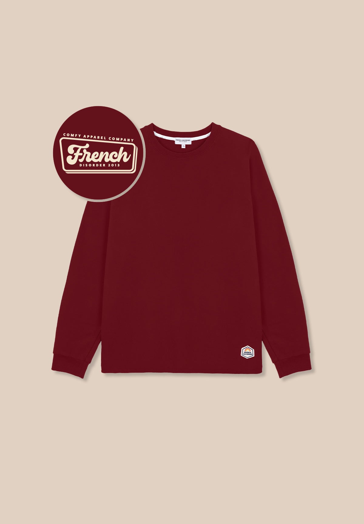 Sweat Lenny COMFY COMPANY Burgundy – photo 2