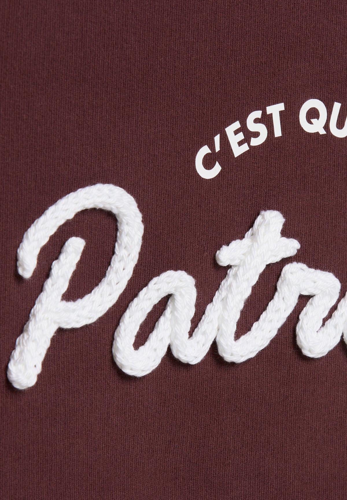 Sweatricotin Clyde Warmy PATRON Dark Burgundy – photo 2