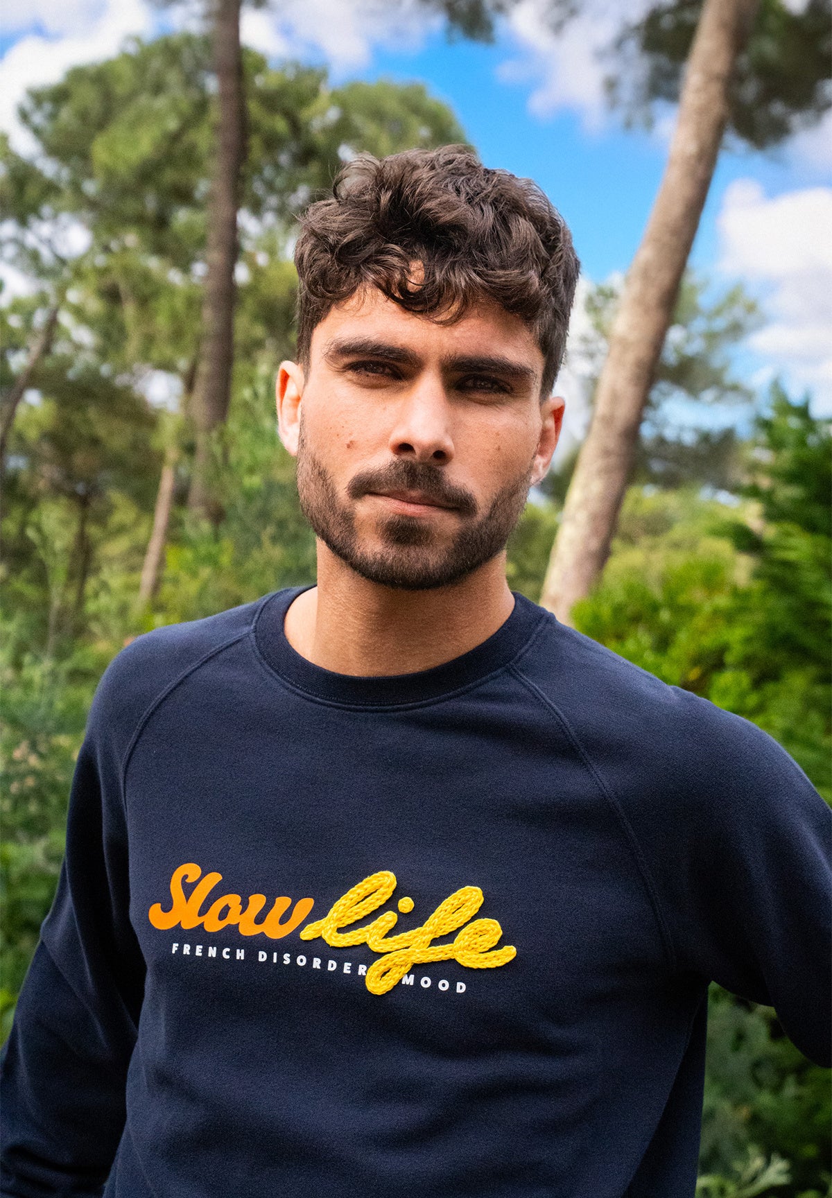 Sweatricotin Clyde SLOW LIFE Navy – photo 1