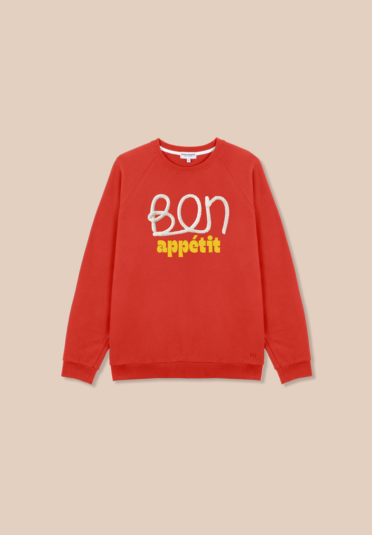 Sweatricotin Clyde BON APPÉTIT Red – photo 1
