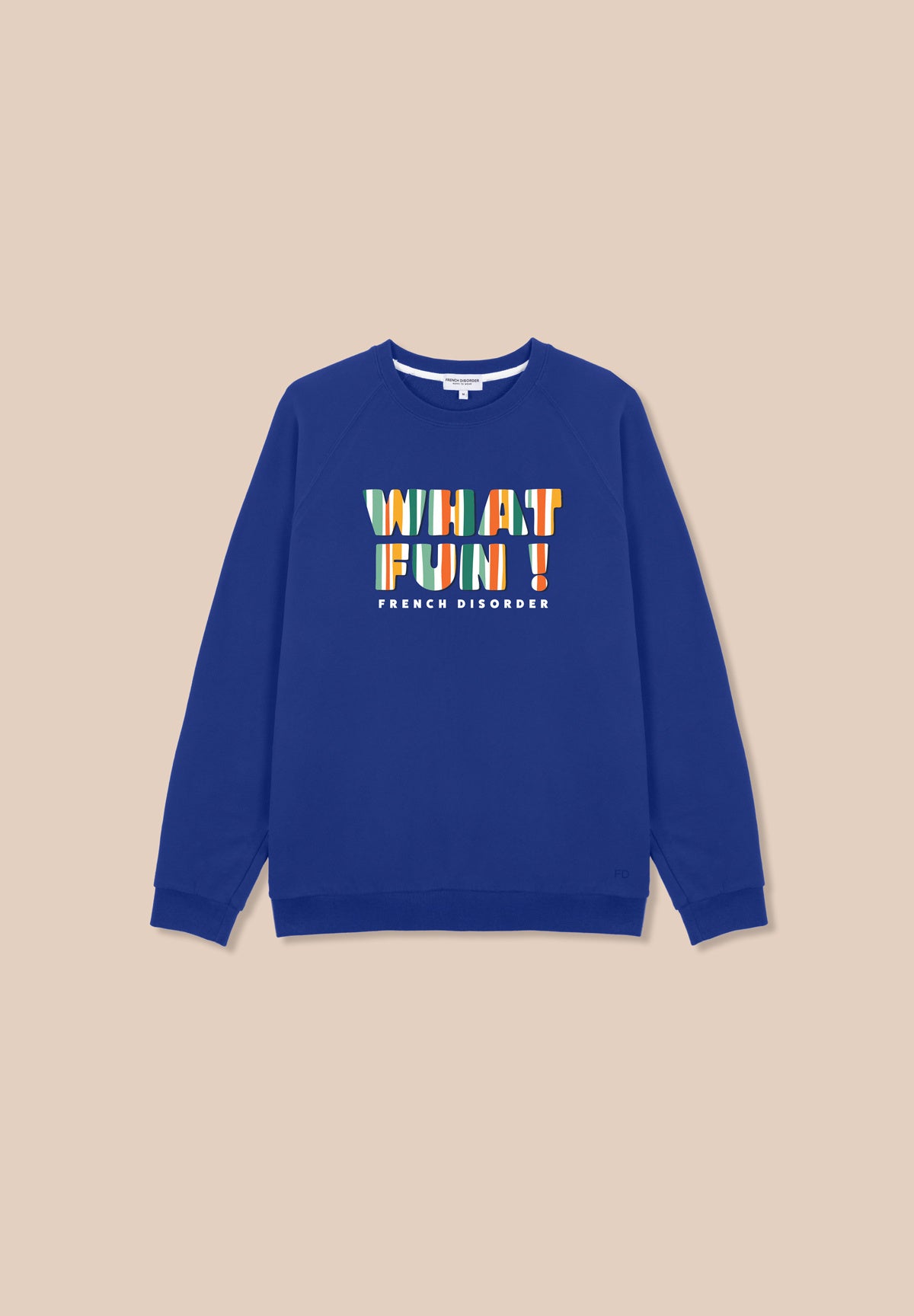 Sweat Clyde WHAT FUN Royal Blue – photo 1