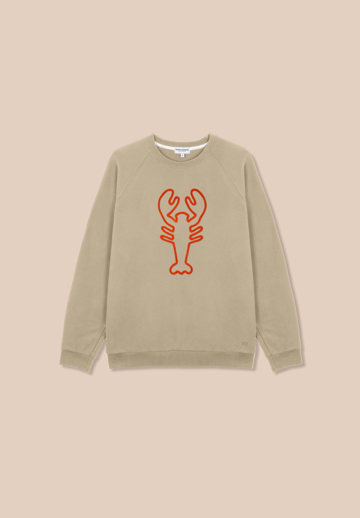 Sweatricotin Clyde HOMARD Taupe – photo 1