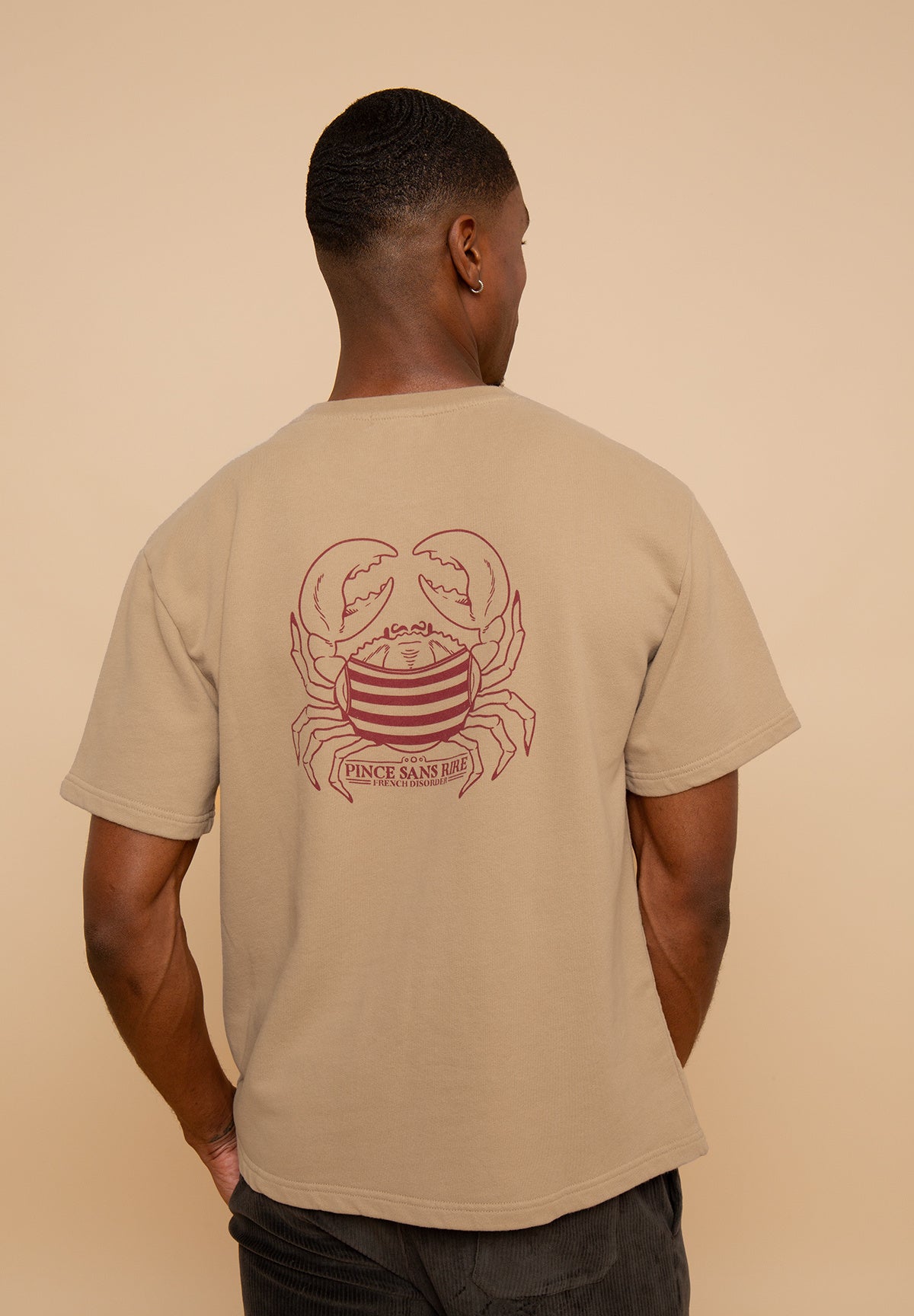 Sweat Martin PINCE SANS RIRE Taupe – photo 1