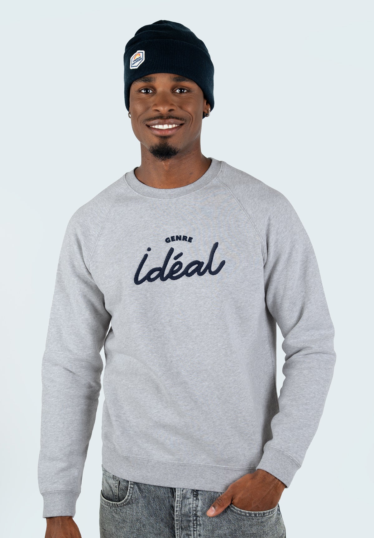 Sweatricotin Clyde GENRE IDEAL Heather Grey