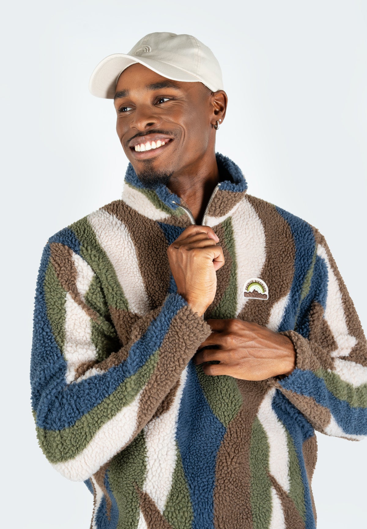 VAN Sherpa Khaki Sweatshirt