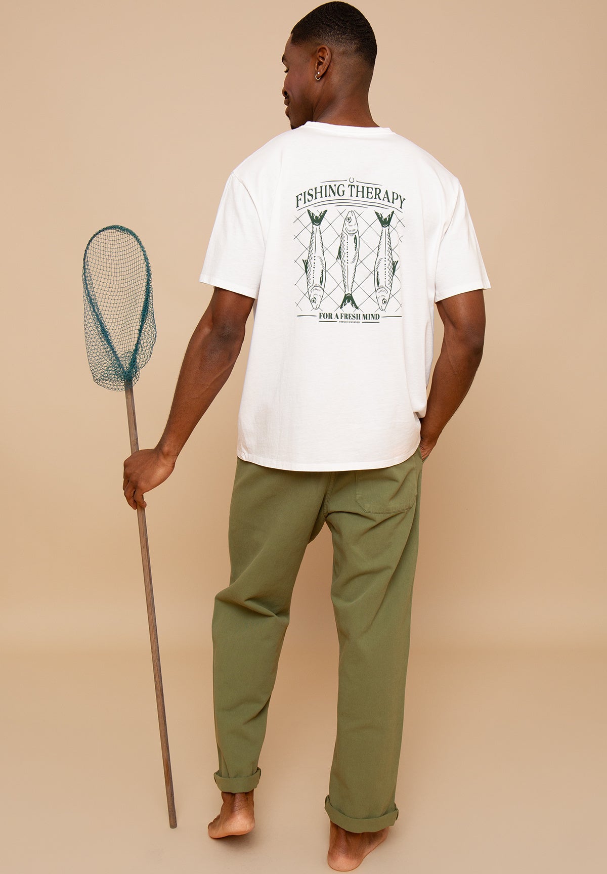 T-shirt Mike FISHING THERAPY Coconut – photo 1