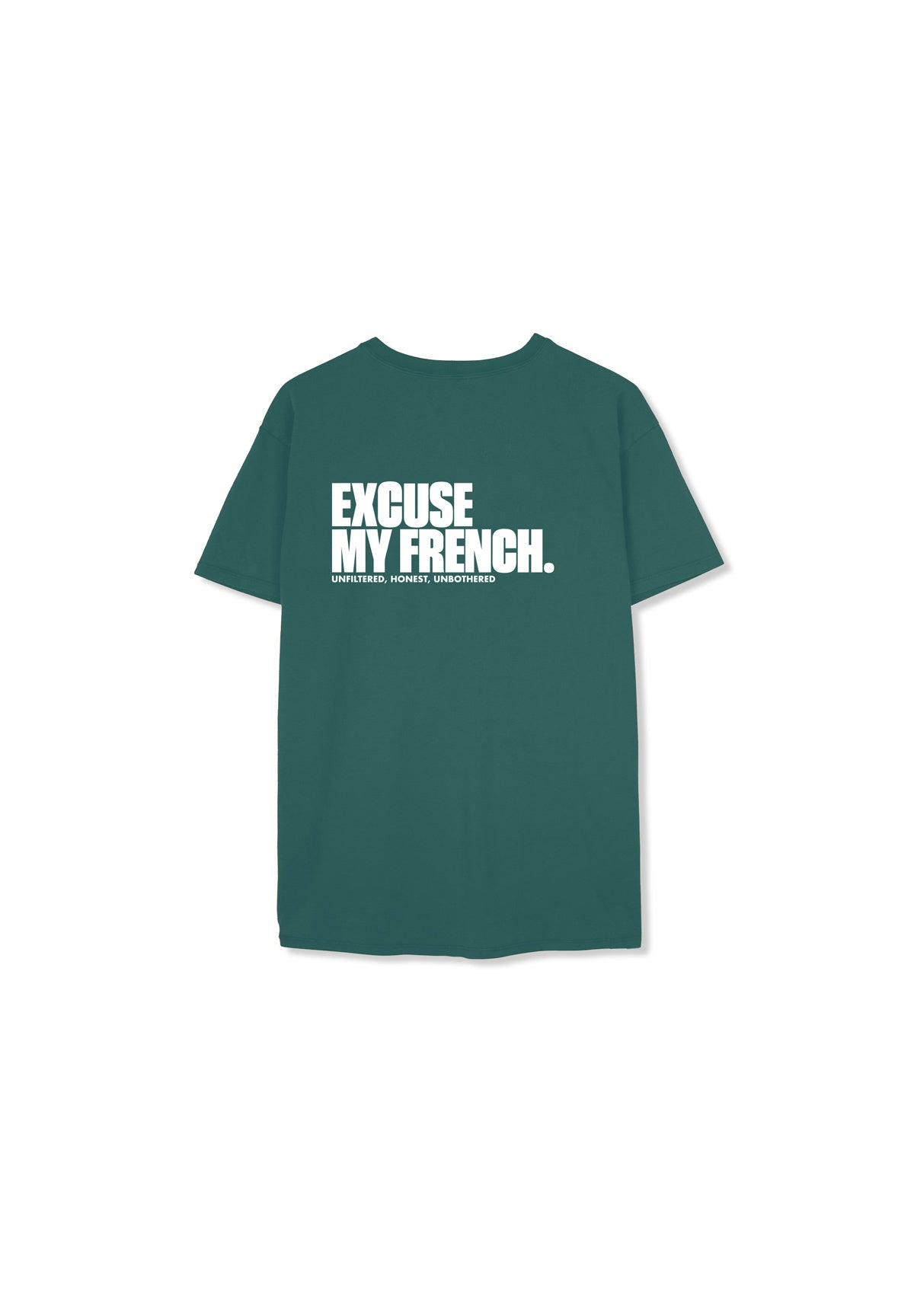 T-shirt Mike EXCUSE MY FRENCH (Dos) Dark Sea