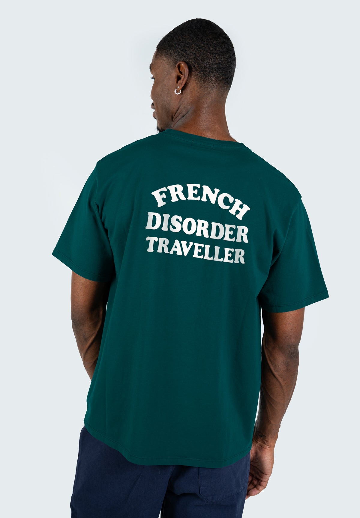 T-shirt Mike FD TRAVELLER (Dos) Dark Sea