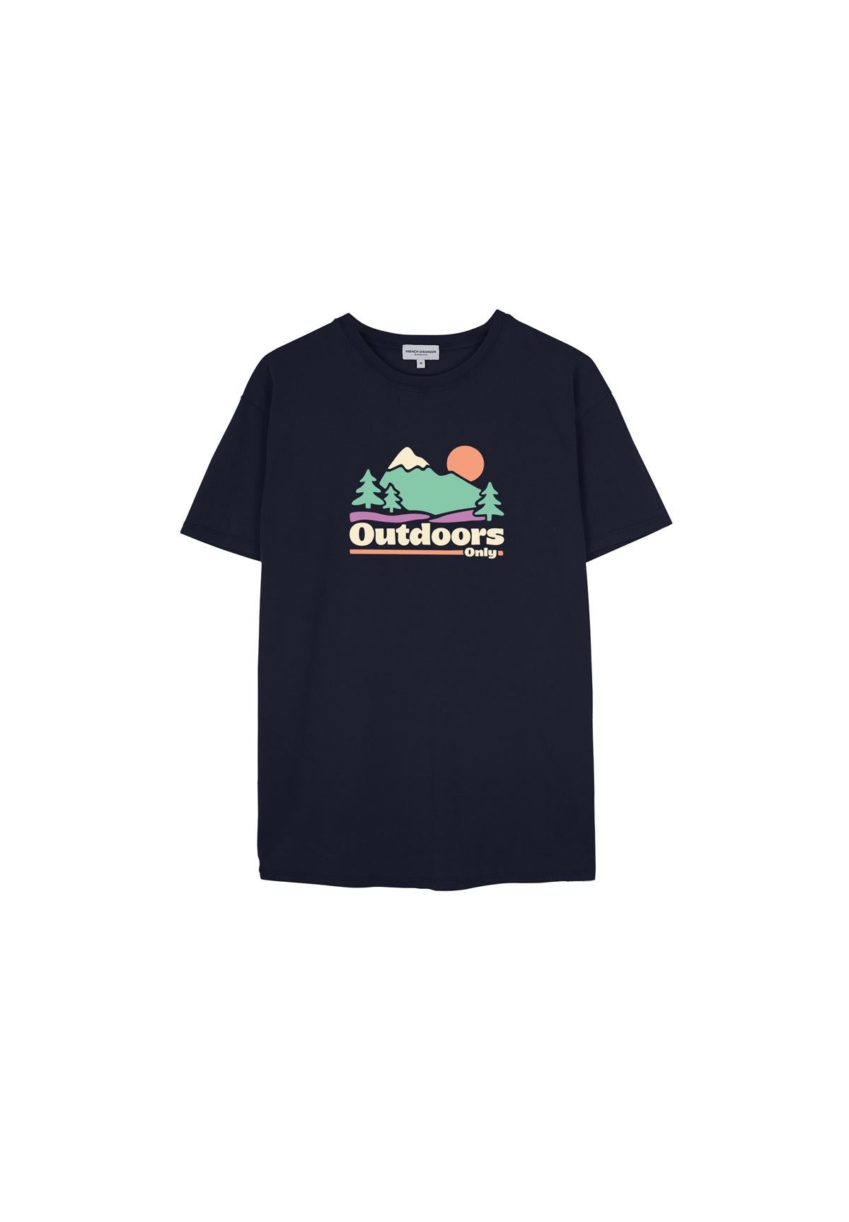 T-shirt Mike OUTDOORS Navy