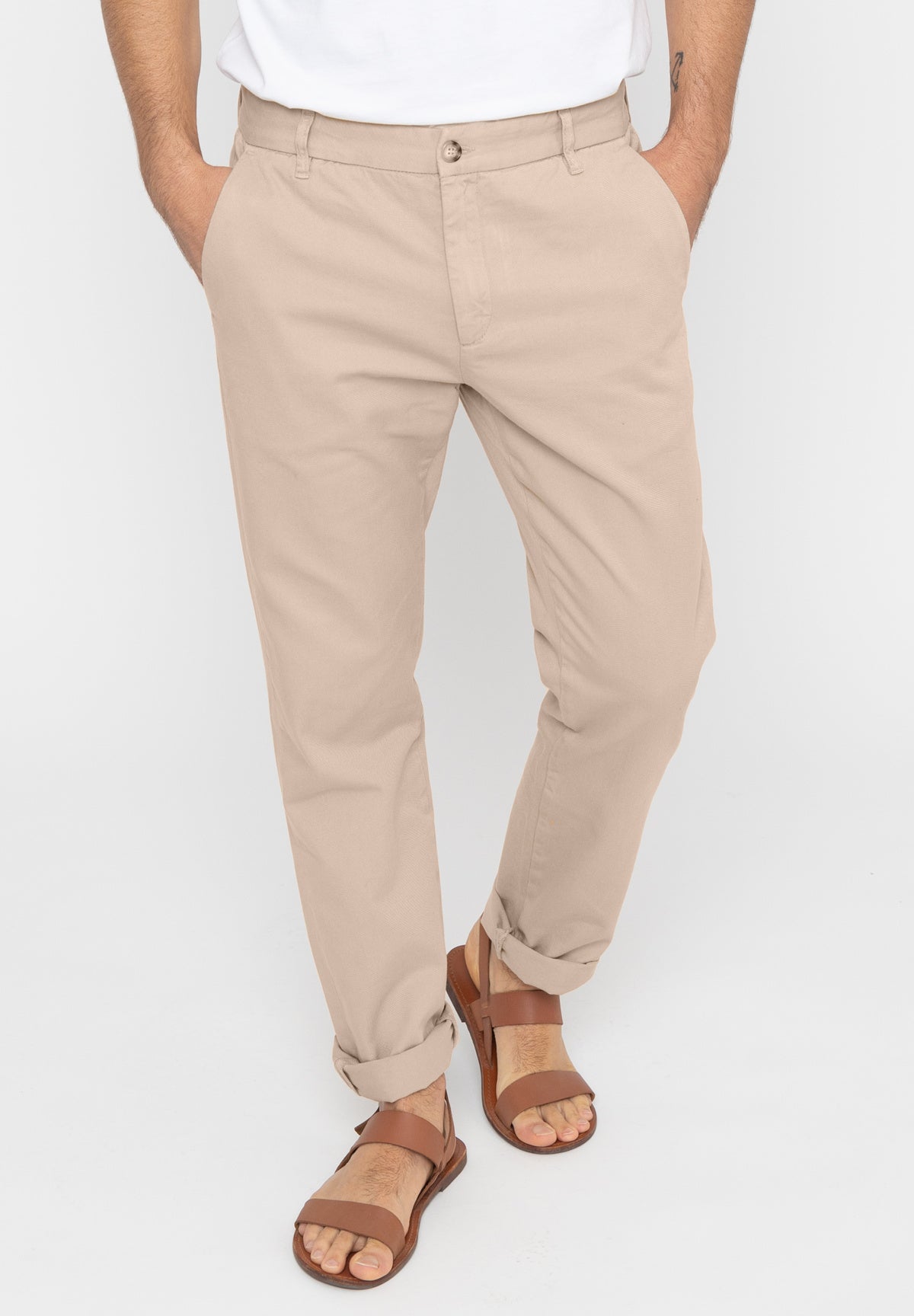 Pantalon ROSS Twill Taupe