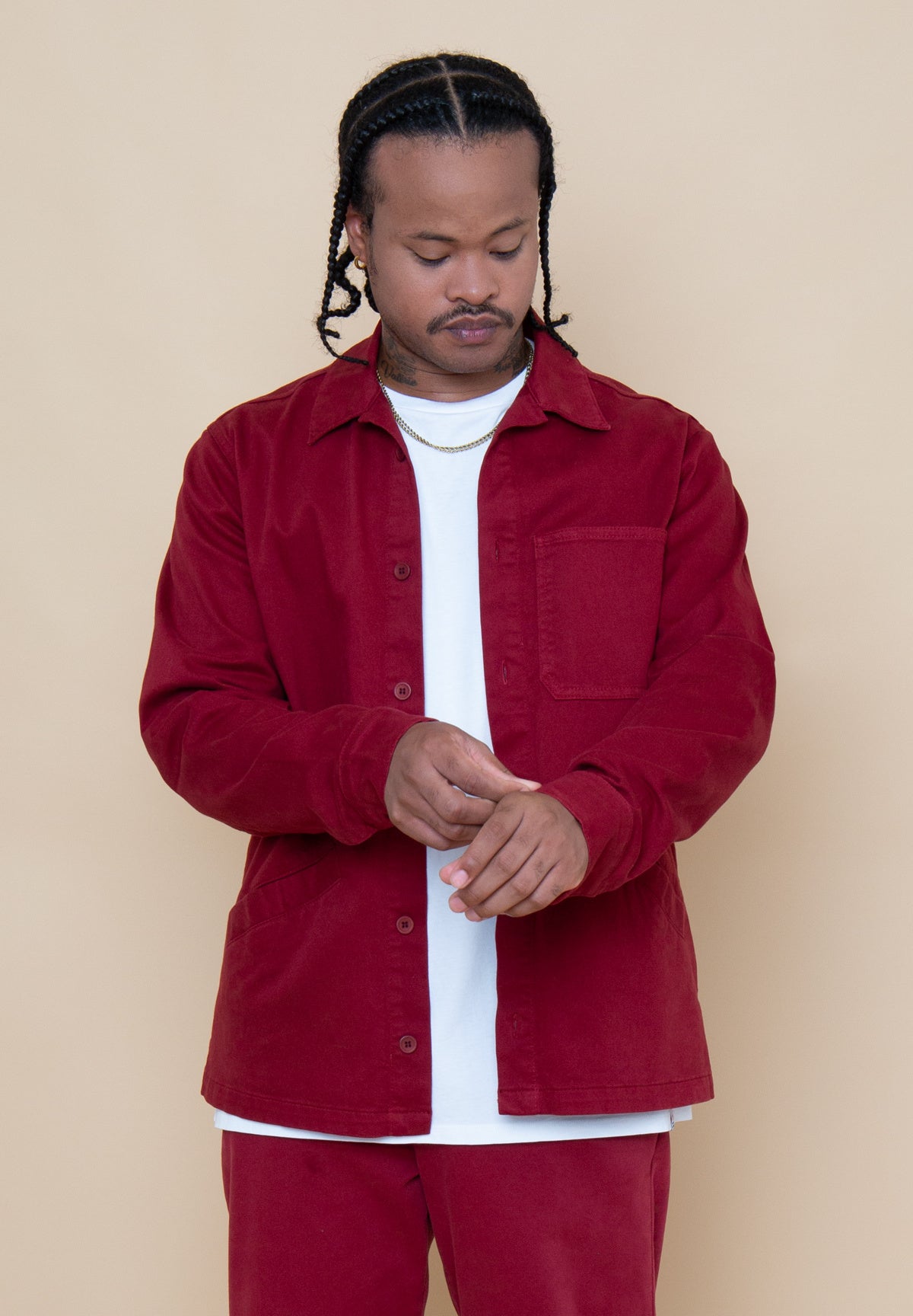 Surchemise STEPH Twill Burgundy