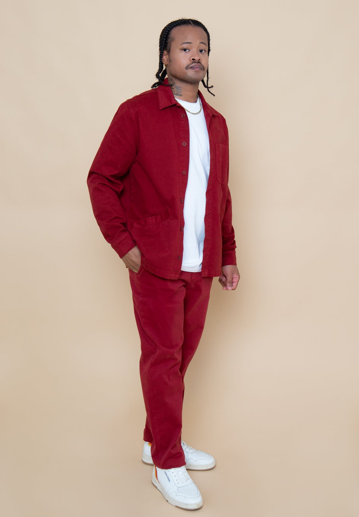 Surchemise STEPH Twill Burgundy
