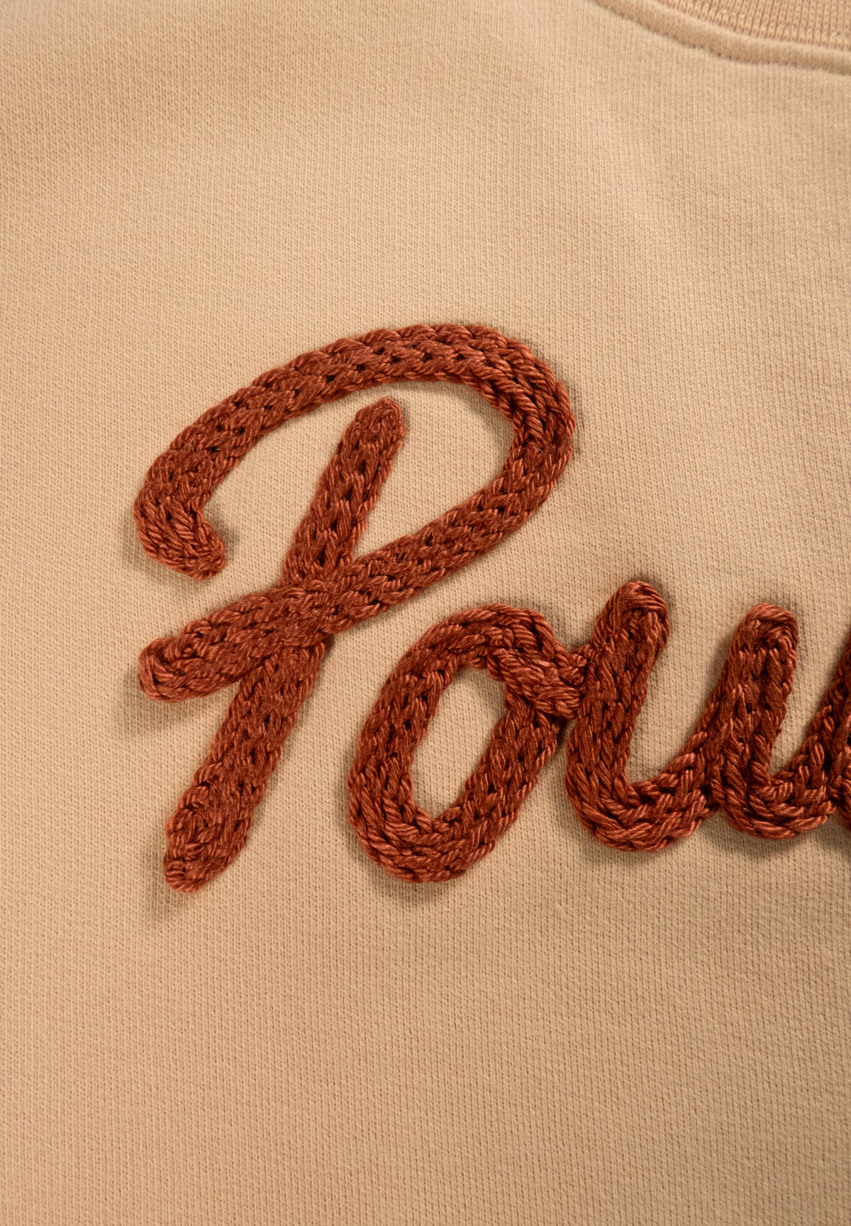 Sweatricotin Rosa POULETTE Biscuit