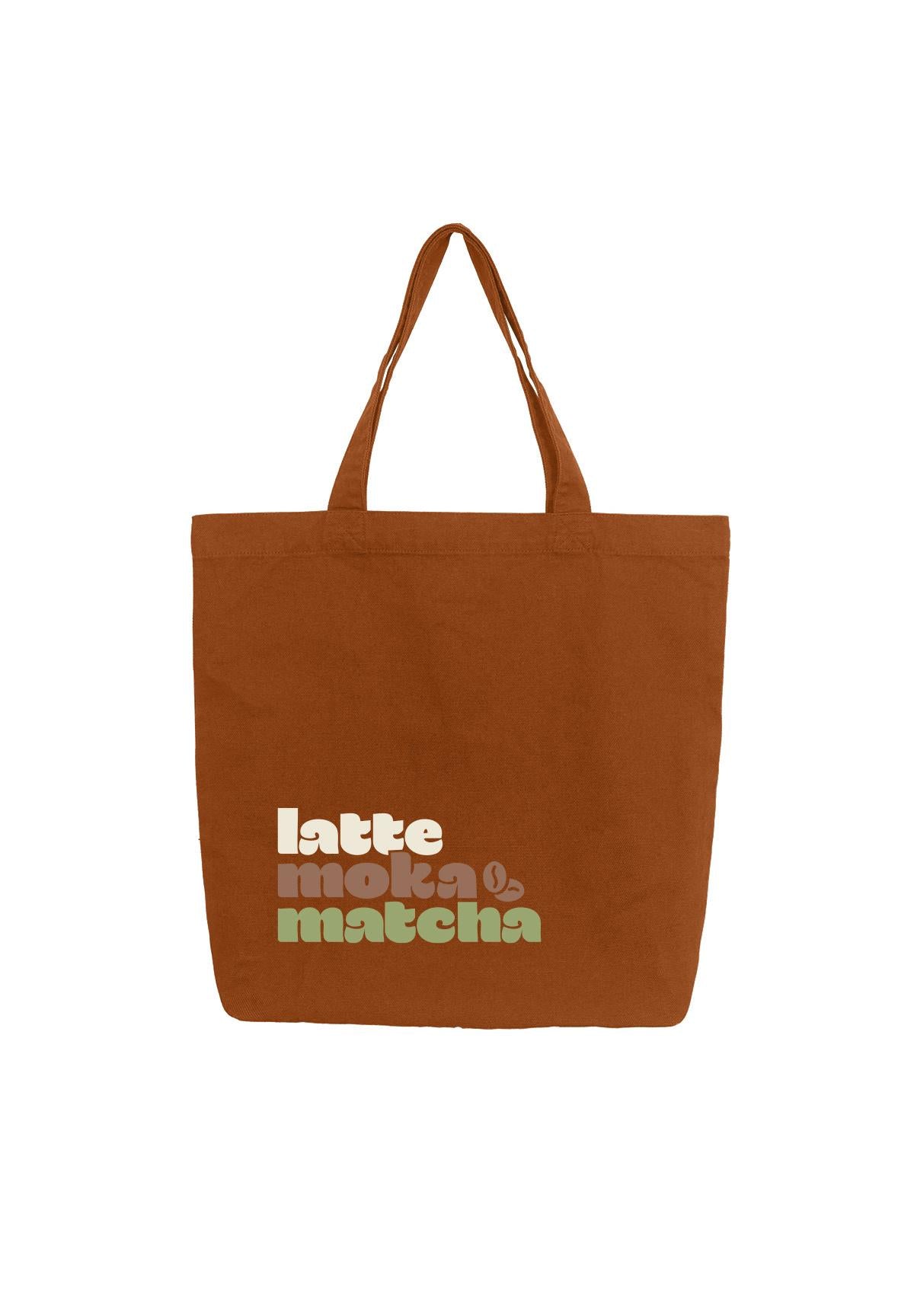 Tote Bag Canvas LATTE MOKA Cinnamon